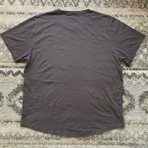Perk Feel Good Tee Dark Grey Pima Cotton Short Sleeve Shirt XL - Picture 3 of 5